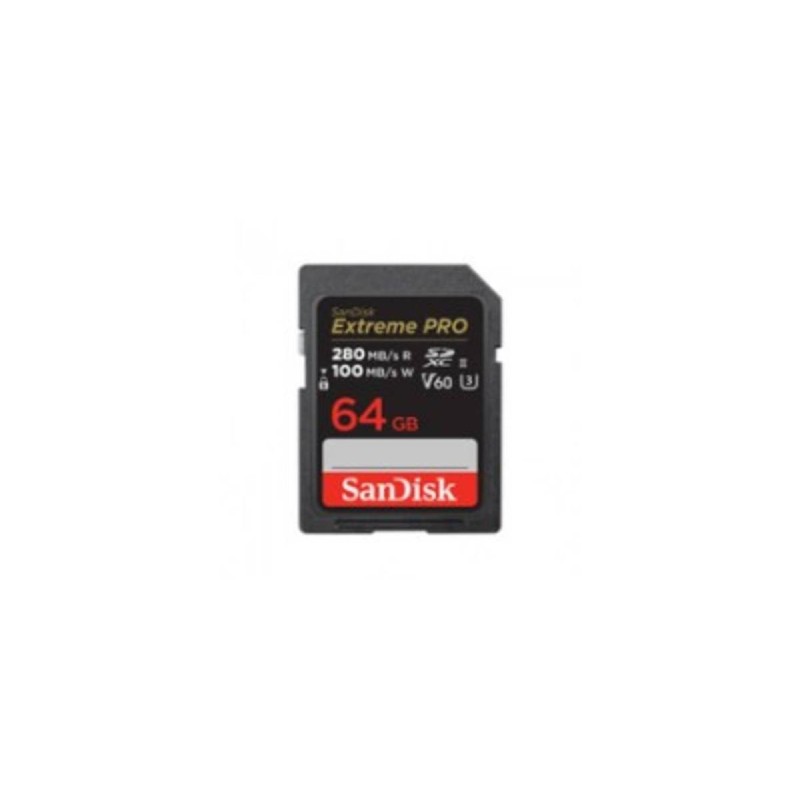 SanDisk Extreme Pro microSDXC UHS-II Memory Card 64GB 280MB/s SanDisk Extreme Pro microSDXC UHS-II Memory Card 64GB 280MB/s